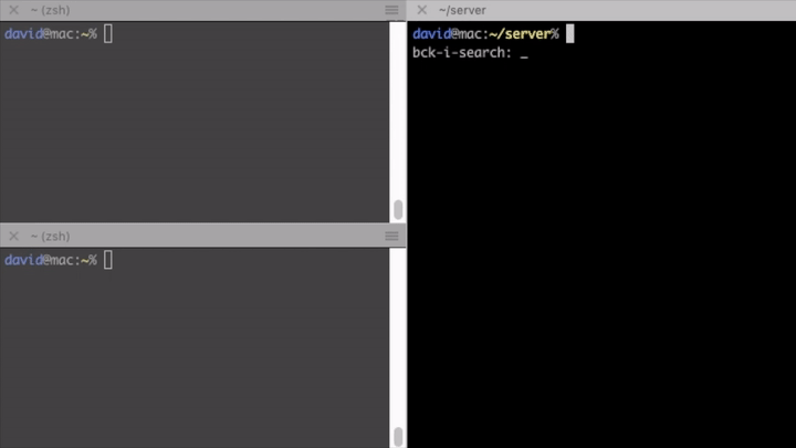 animation showing the single threaded server